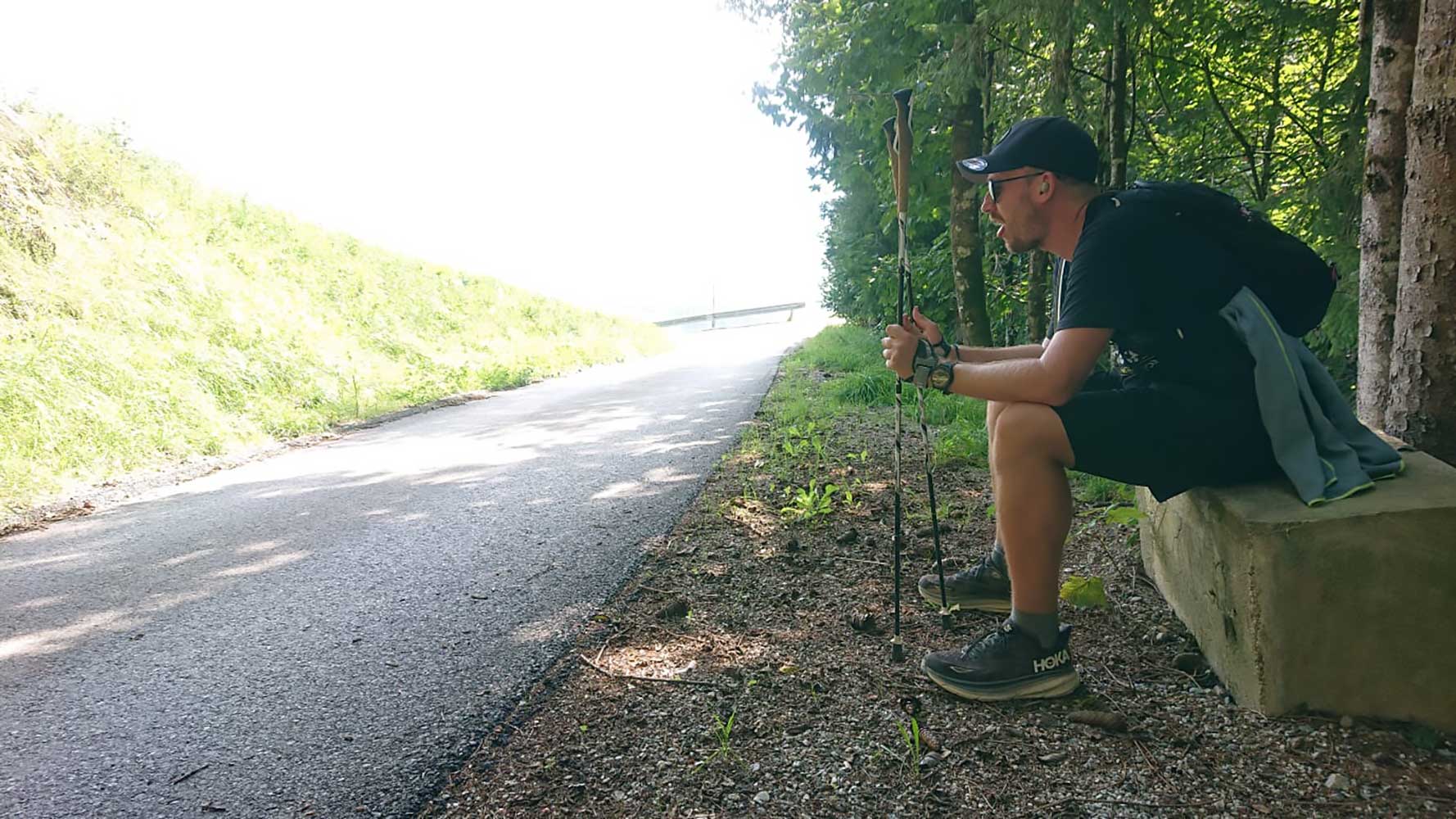 Immer wieder Pause machen bei 31 Grad