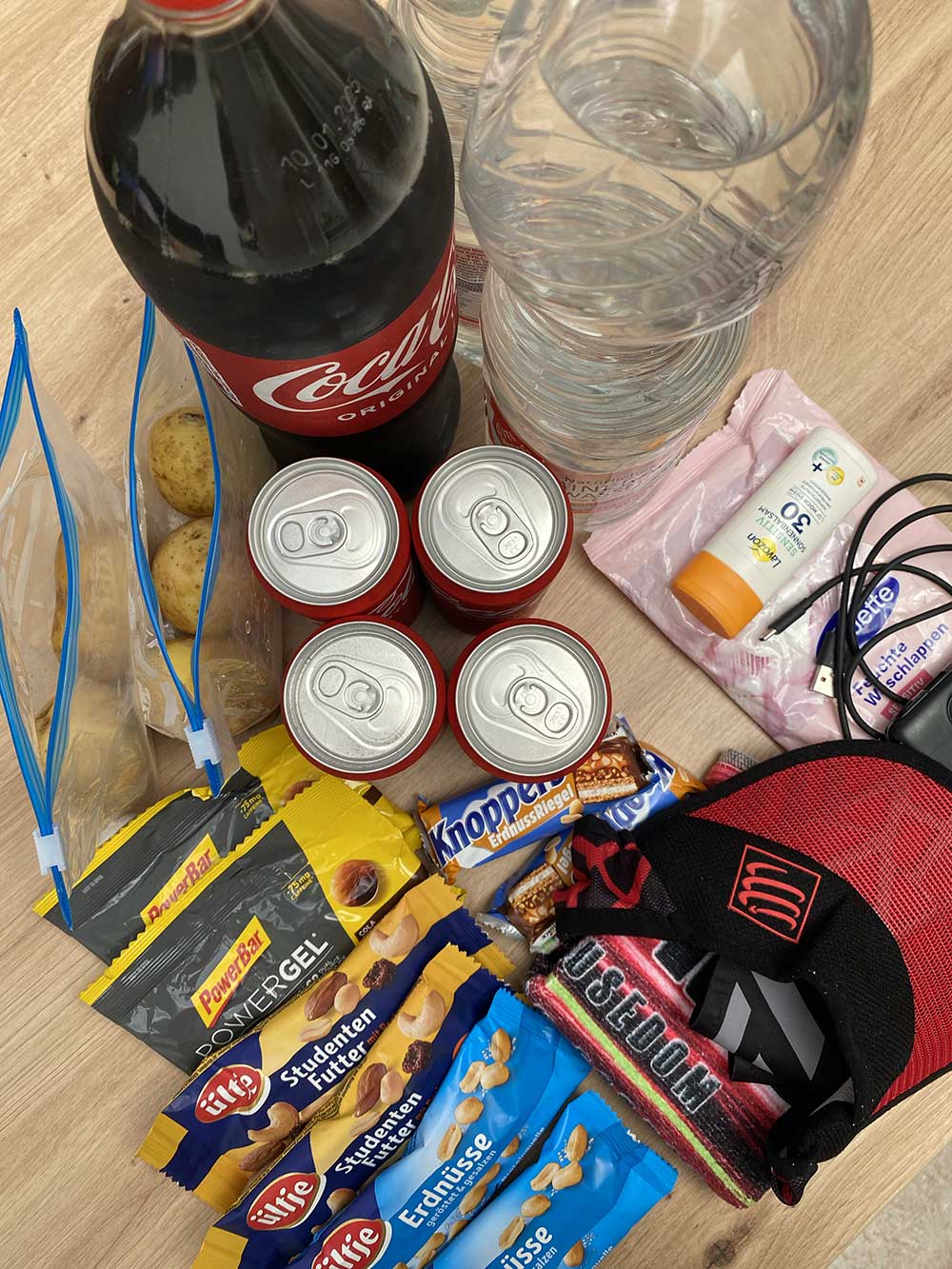 Verpflegung für die Everest Challenge