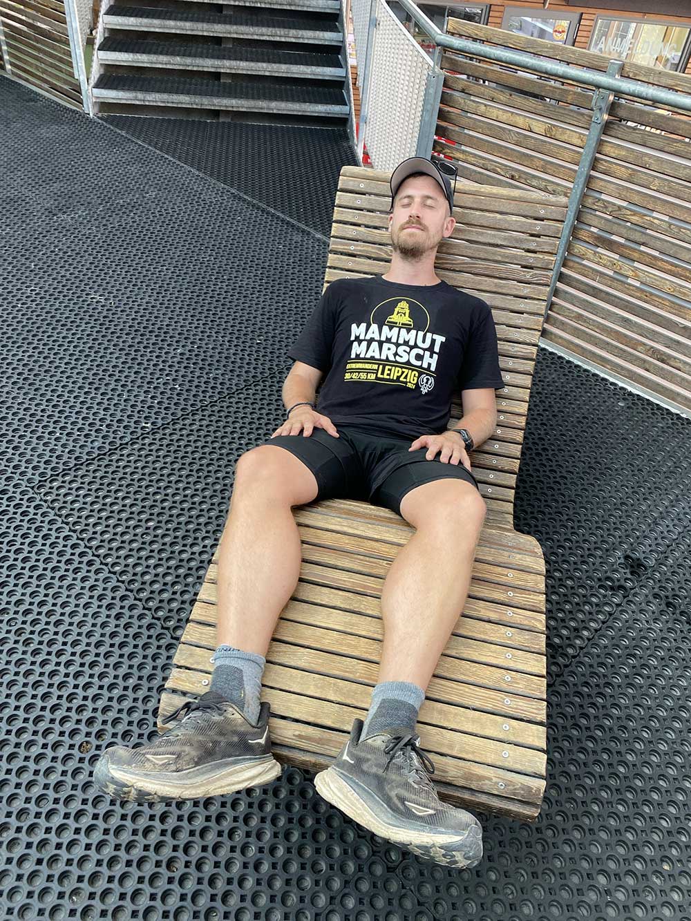 Kurze Pause in der Talstation bevor es wieder auf den Berg geht