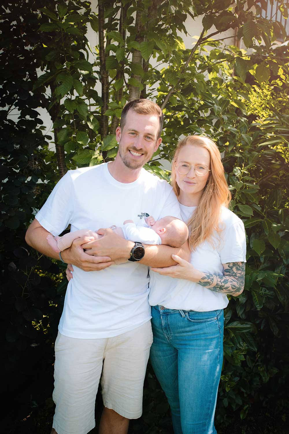 Neues Leben als Familienvater mit der 3 Wochen alten Emma